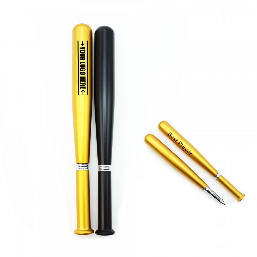 Logo Branded Baseball Bat Shape Creative Gift Writing Pen