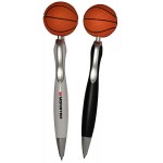 Custom Imprinted Basketball Top Click Pen