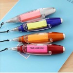 Plastic Ball Pen with Sticky Note Custom Imprinted