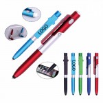 4-In-1 ABS Quest Multi Tool Pen With LED Flashlight Custom Engraved