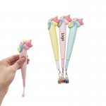 2 in 1 Squishy Unicorn Ball Pen and Squeeze Toy Custom Engraved
