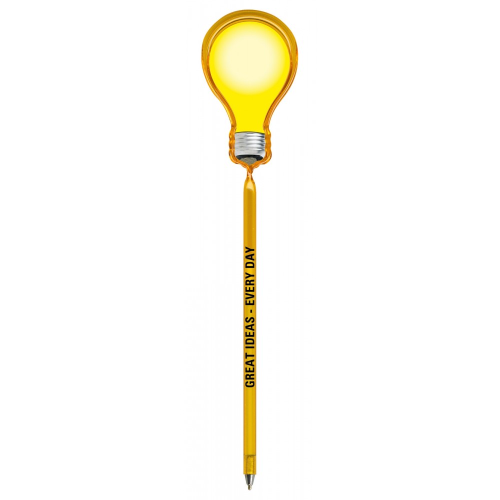Inkbend Standard Billboard Pens W/ Light Bulb Stock Insert Logo Branded