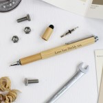 Custom Engraved Bamboo Tool Pen