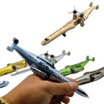 Custom Engraved Creative Airplane Shaped Gel Pen