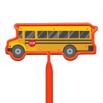 Logo Branded Inkbend Xtra Billboard Pens W/ School Bus Stock Insert
