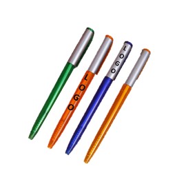 Plunge-Action Ballpoint Stylus Pen Logo Branded