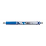 Pentel EnerGel RTX Gel Ink Pen - Silver Tone/Blue w/Black Ink Custom Imprinted