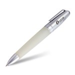 Custom Engraved Soft Touch Series Twist Action Ballpoint Pen with Rubberized Alloy Barrel