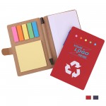 4" x 6" Notebook with Sticky Notes and Pen Logo Branded