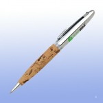 Chrome Cork Ballpoint Pen (Screened) Custom Engraved