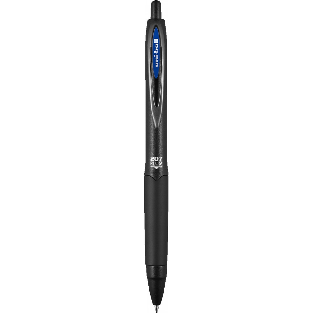 Logo Branded Uniball 207 Plus+ Gel Pen Blue with Blue Ink