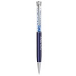 Custom Engraved Crystal-II Twist Action Ballpoint Pen with Matching Crystals