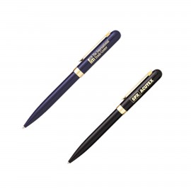 Nautica Black Or Blue Ballpoint Pen w/Gold Cutout Clip Custom Engraved