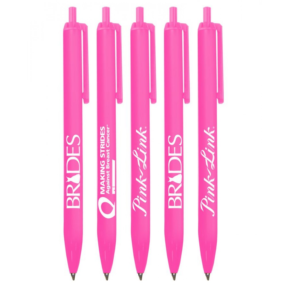 Click-A-Stick II - Awareness Pink Barrels Custom Engraved