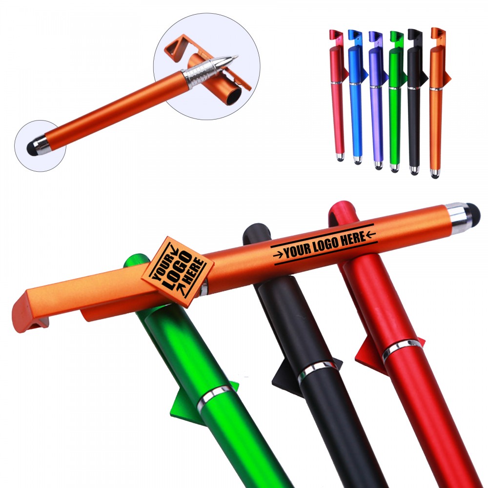 Stylus Pens For Touch Screens With Phone Holder Custom Imprinted