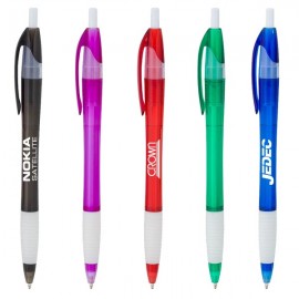 Logo Branded Coral Plastic Pen