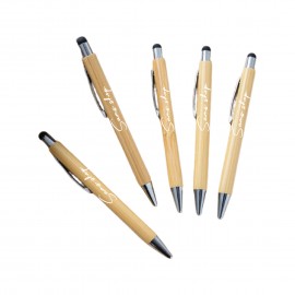 Bamboo Stylus Pen Logo Branded