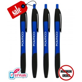 Closeout Colored Barrels - Effective - Stylus Pens with Black Trim Custom Engraved
