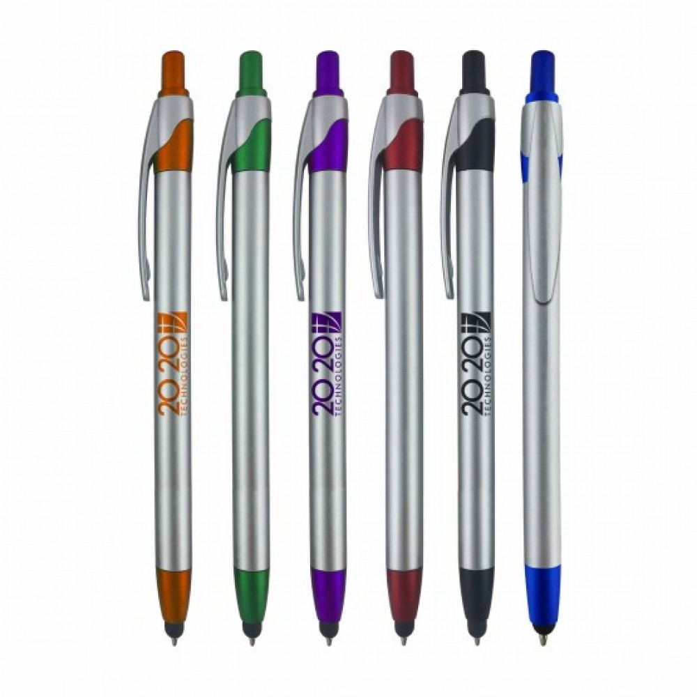 Logo Branded The iSpace Stylus Pen - Silver