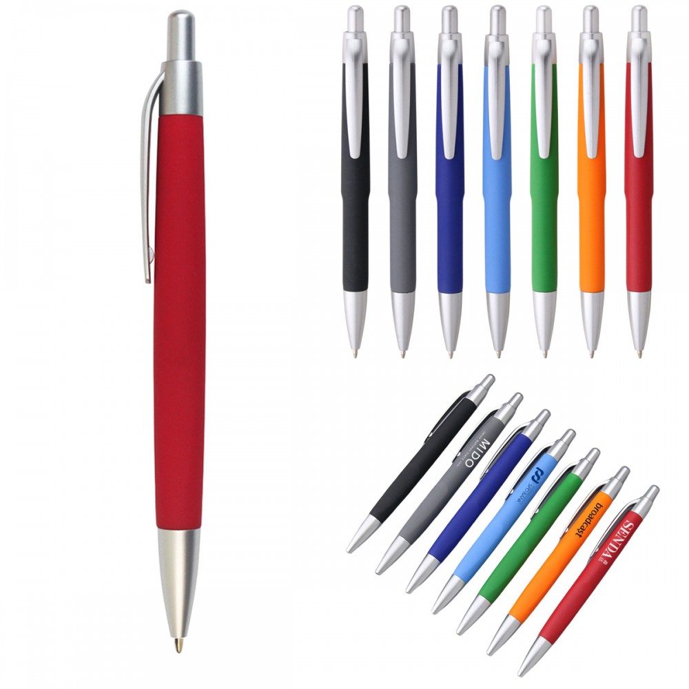 Stylish Comfort Retractable Ballpoint Pen Logo Branded