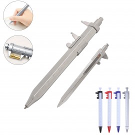 2-In-1 Ballpoint Pen With Caliper Custom Imprinted