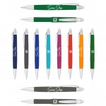 Comfort Grip Executive Ballpoint Pen - 1.0mm Black Ink Custom Engraved