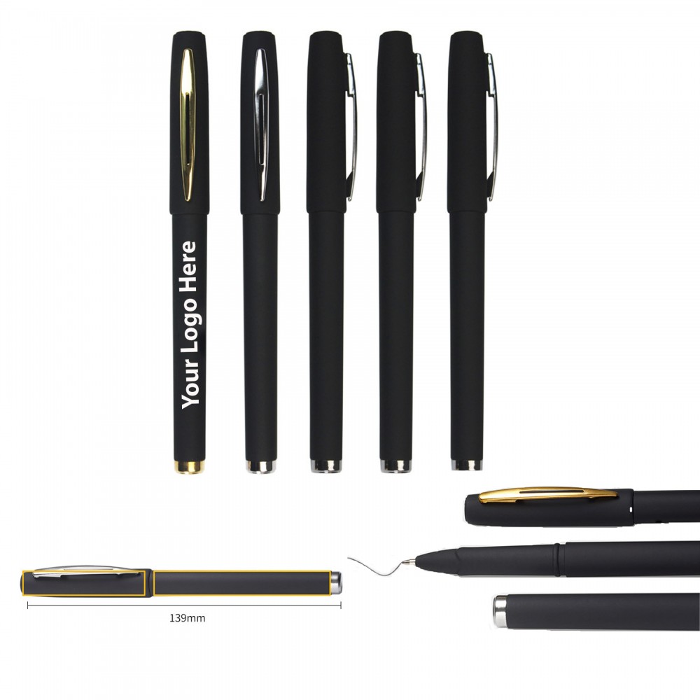 Plastic Business Pen With Smooth 0.5Mm Tip Logo Branded