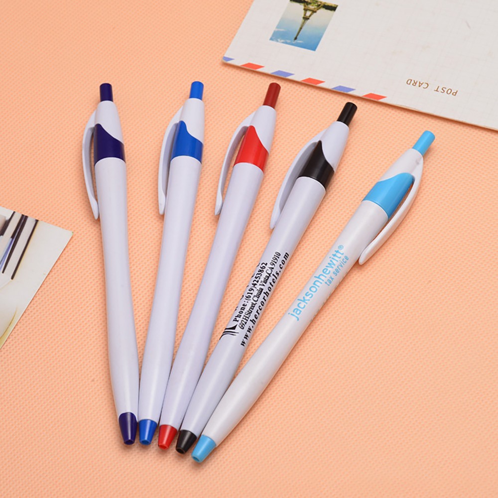 Logo Branded Click Gripper Retractable Ballpoint Pen