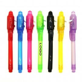 Custom Imprinted Magic Invisible Ink Pen With UV Led Light