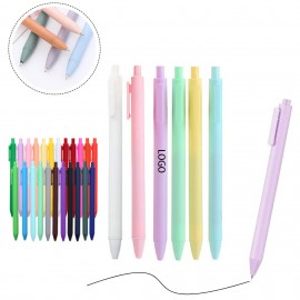 Logo Branded Sleek Write Plastic Colored Retractable Pens