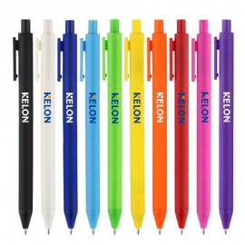 Pure Retractable Soft-Touch Click Gel Ballpoint Pen Logo Branded