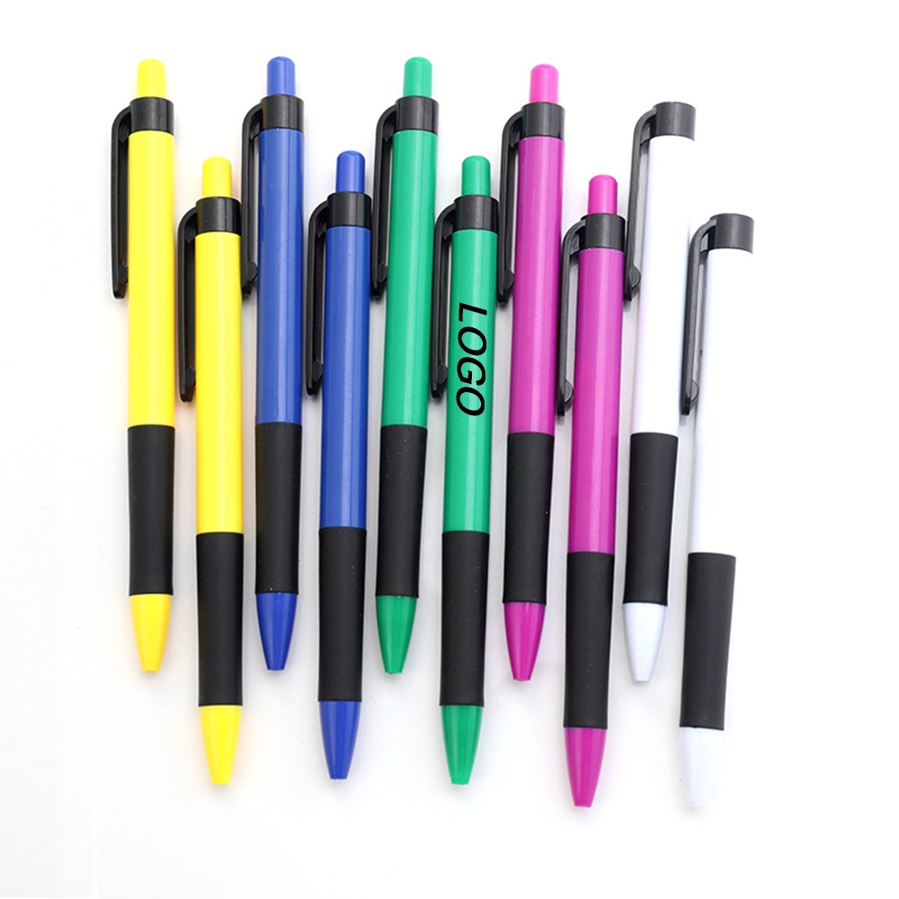 Logo Branded Retractable 0.7Mm Blue Ballpoint Pen