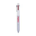 4-Color Retractable Metal Gel Pen Custom Engraved