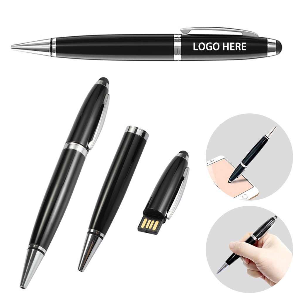 8 Gb Stylus Pen Usb Flash Drive Custom Imprinted