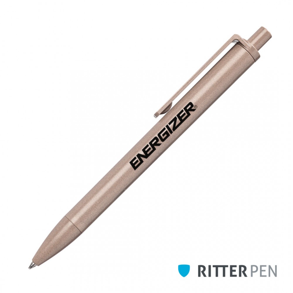 Logo Branded Ritter Algo Pen - Brown