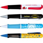 Projection Plastic Grip Pen - Color Projection Image Custom Engraved