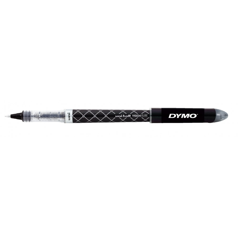 Uniball Vision Elite Designer Series Gel Pen Pen Black with Black Ink Custom Imprinted