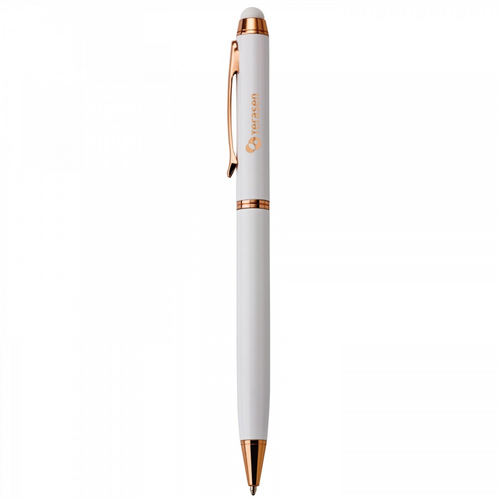 Theo Ballpoint Pen/Stylus Logo Branded