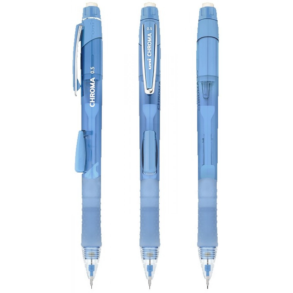 Uniball Chroma Pencil Powder Blue 0.5mm or 0.77mm Logo Branded