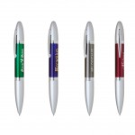 Sporty-III Stainless Twist Action Aluminum Ballpoint Pen Logo Branded