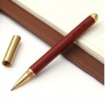 Luxury Meeting Pen Wood Pen with Pen Cap Wooden Pen Business Journaling Black Ink Pen Logo Branded