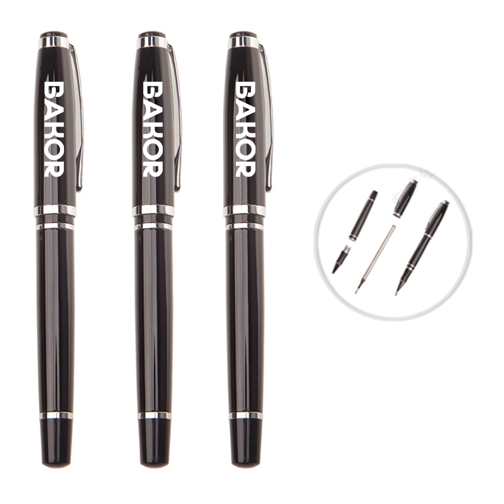 Premium Metallic Pen w/Pocket Clip Custom Imprinted