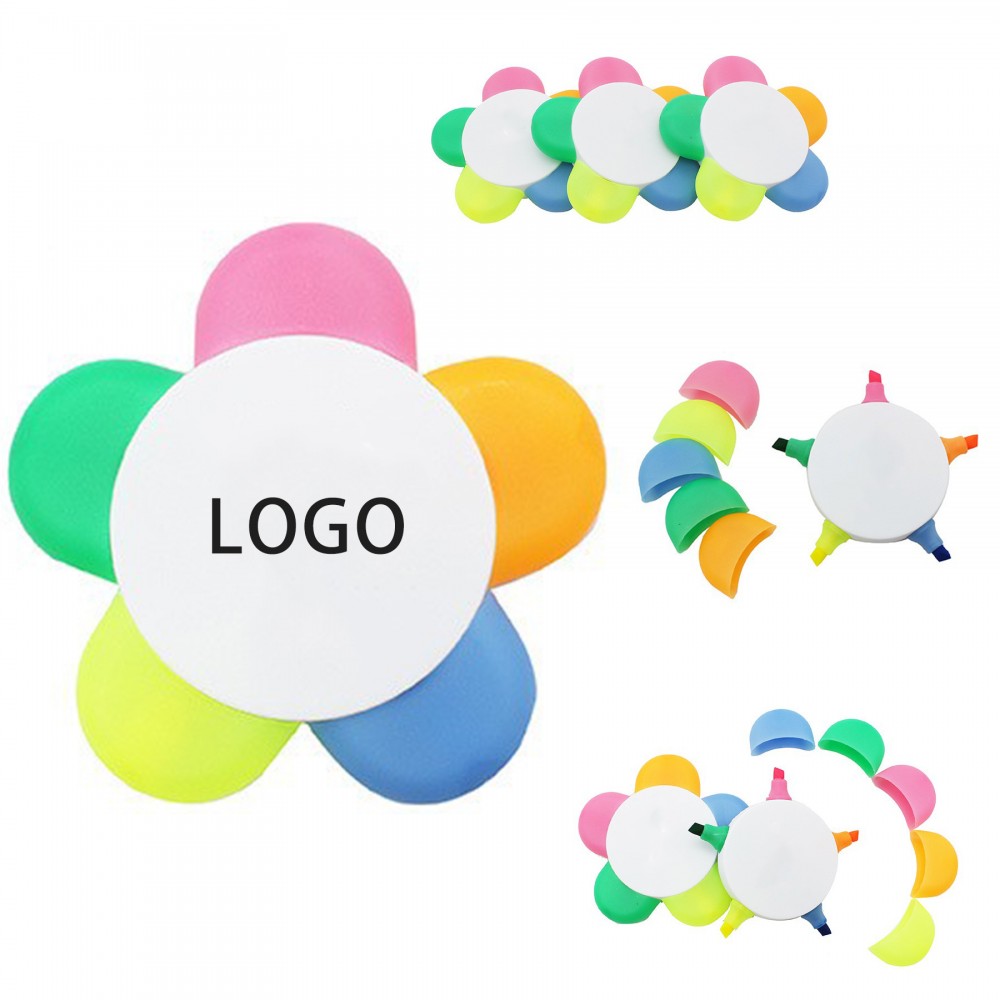 Logo Branded Flower Highlighter