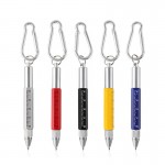 Multi Function 6-In-1 Tool Stylus Twist Pen With Key Chain Custom Engraved