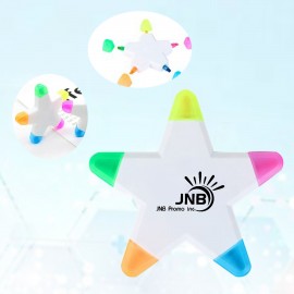 Multi-colour Star Highlighter Children's Gifts Student School Supplies Logo Branded