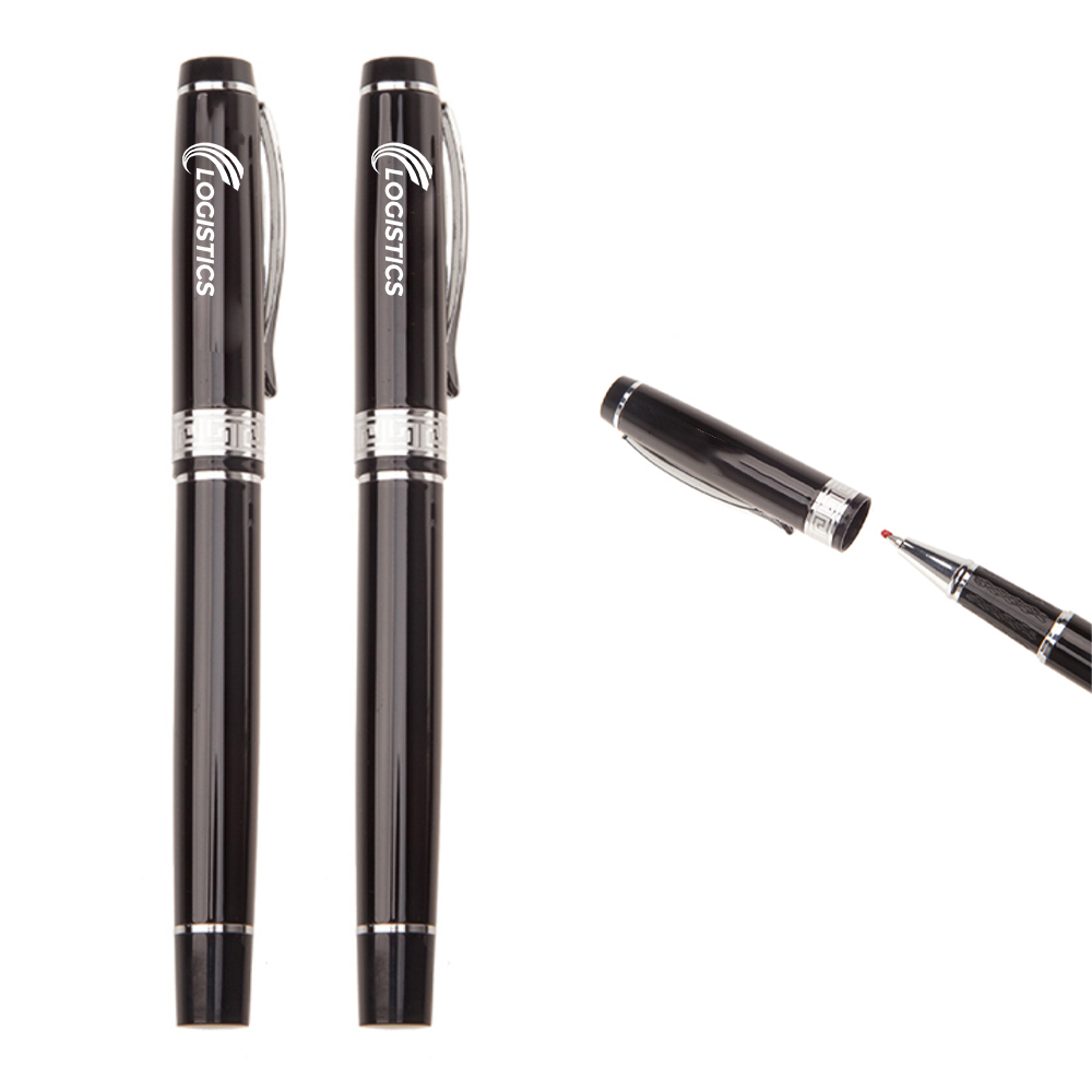 Logo Branded Luxury Stainless Steel Ball Pen