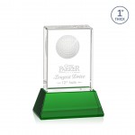 Pennington Award on Base - Optical/Green 5" High with Logo