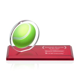 Customized VividPrint Award - Northam Tennis/Red 3"x7"