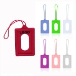 Customized Silicone Identifier Card Holder Luggage Tag