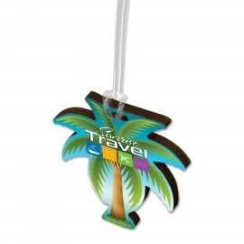 Customized Custom Ultra Vivid Eco Wood Bag Tags